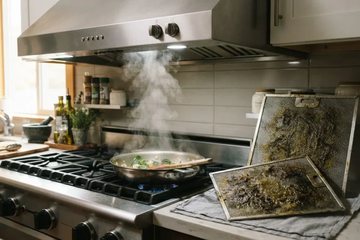 Monogram Range Hood Loud or Weak: Why Airflow Drops and Noise Rises